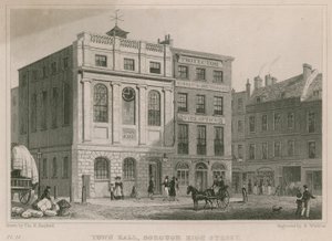 Municipio, Borough High Street, Southwark, Londra da Thomas Hosmer Shepherd