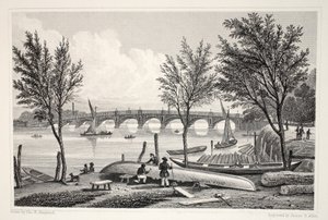 Vauxhall Bridge da Millbank, da 