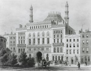 Vista del Royal Panopticon of Science and Art da Thomas Hosmer Shepherd