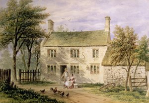 Woolsthorpe, Grantham, luogo di nascita di Isaac Newton da Thomas Hosmer Shepherd