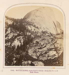 South Dome, 6.000 piedi di altezza - dal sentiero delle cascate del Nevada
