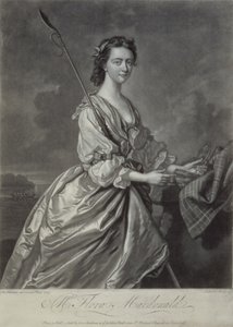 Flora MacDonald (1722-90), incisa da J. Faber, 1747 da Thomas Hudson