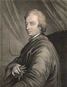 Ritratto di John Dryden (1631-1700) inciso da Charles Edward Wagstaff (n.1808) pub. da William Mackenzie
