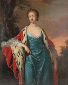 Principessa Maria di Gran Bretagna 1723-1772, Langravina di Assia-Kassel, 1750s da Thomas Hudson