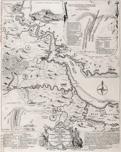 La battaglia di Falkirk, 28 gennaio 1746 da Thomas Jefferys