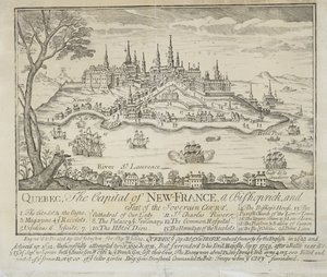QUEBEC, La Capitale della NUOVA-FRANCIA, un Vescovado e Sede della Corte Sovrana da Thomas Johnston
