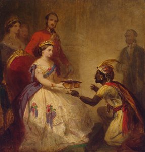 La regina Vittoria dona la Bibbia a un capo africano (Il segreto della grandezza dell