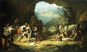 Lo studio di Salvator Rosa nelle montagne degli Abruzzi