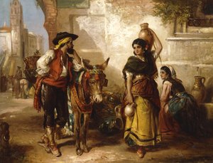 Una chiacchierata alla fontana, Siviglia