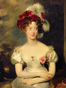 Marie-Caroline de Bourbon, Duchessa di Berry, c.1825 da Thomas Lawrence