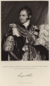 Ritratto di Re Leopoldo I da Thomas Lawrence