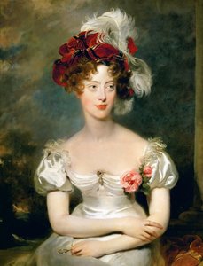 Principessa Carolina di Napoli e Sicilia 1798-1870, Duchessa di Berry da Thomas Lawrence