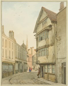 Back Street, vista nord verso Baldwin Street da Thomas Leeson the Elder Rowbotham