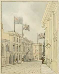 Corn Street dalla Council House da Thomas Leeson the Elder Rowbotham
