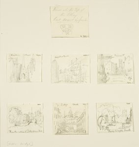 (dettaglio) casa in cima al Pithay, schizzi di Christmas Street, St Augustines