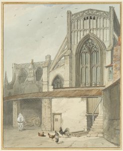 Estremità del transetto nord di St Mary Redcliffe da Thomas Leeson the Elder Rowbotham
