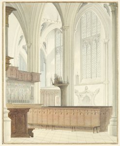 Interno della Cattedrale di Bristol, vicino all