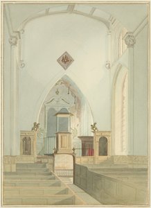 Interno della Chiesa di San Giovanni da Thomas Leeson the Elder Rowbotham