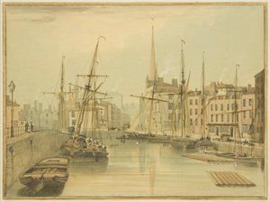 Guardando verso il Ponte di Pietra (Ponte di Giles)