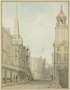 Parte di Corn Street e Wine Street da Thomas Leeson the Elder Rowbotham