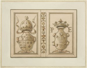 Stemmi reali da 46 Baldwin Street da Thomas Leeson the Elder Rowbotham