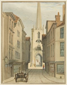 Torre di San Giovanni e parte di Christmas Street da Thomas Leeson the Elder Rowbotham