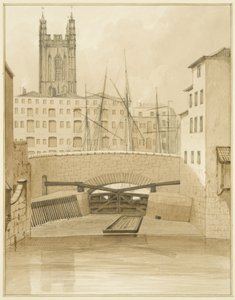 Ponte di Pietra con Paratoie