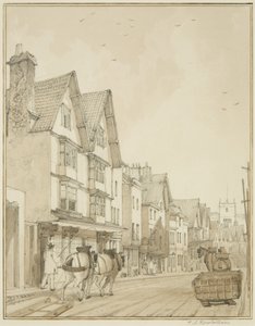 Temple Street, guardando a nord da Thomas Leeson the Elder Rowbotham