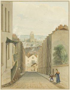 Vista dalla cima di Lodge Street da Thomas Leeson the Elder Rowbotham