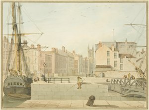 Vista di Prince Street, Bristol da Thomas Leeson the Elder Rowbotham