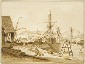Western Wapping Dock da Thomas Leeson the Elder Rowbotham