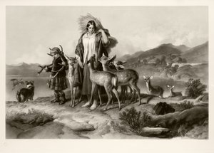 La famiglia del guardaboschi da Thomas Lewis Atkinson