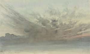 Studio delle nuvole - Crepuscolo serale, Rodney Terrace