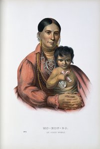 Do-Hon-Go, una donna Osage da Thomas Loraine (after) McKenney