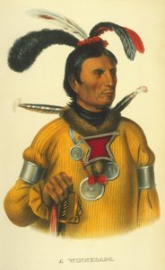 Un Winnebago, 1854 da Thomas Loraine McKenney