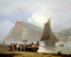Imbarco sul traghetto a Teignmouth, 1821