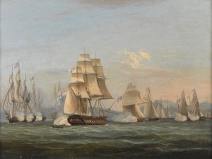 HMS Spartan e fregate francesi: Inizio dell