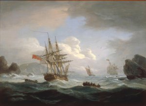 Baia di Plymouth da Thomas Luny