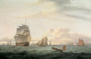 Navigazione al largo del porto di Ramsgate da Thomas Luny
