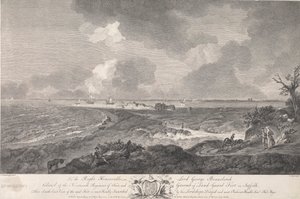 Vista Sud-Est del Forte di Land-Guard, nel Suffolk da Thomas Major