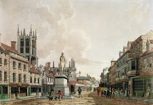 Il mercato di Hull, guardando a nord da Thomas Malton Jnr.