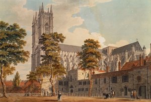 Abbazia di Westminster dalle scuole