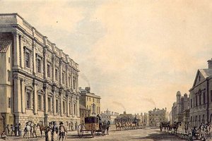 Whitehall con la Birmingham House da Thomas Malton Jnr.
