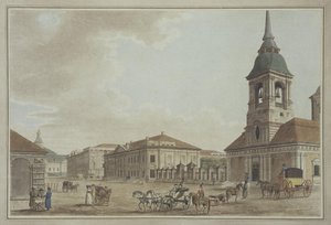 Liteyny Avenue a San Pietroburgo, 1790 da Thomas Malton the Elder