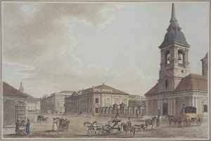 Viale Liteyny a San Pietroburgo da Thomas Malton the Elder