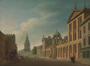 High Street, Oxford da Thomas Malton the Younger