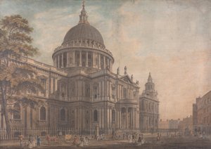La facciata nord di St. Paul