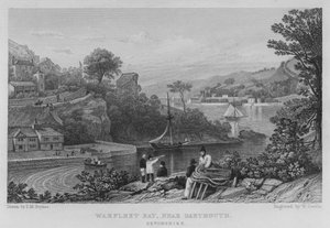 Baia di Warfleet, vicino a Dartmouth, Devonshire (incisione)