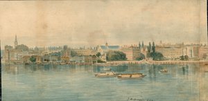 Panorama del fiume Tamigi, lato nord, in 13 parti