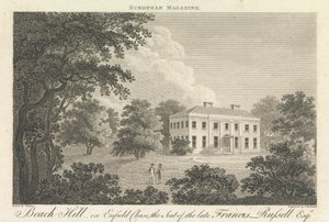 Beach Hill, su Enfield Chase, la residenza del defunto Francis Russell, Esquire, Sobborgo esterno - Nord da Thomas Medland
